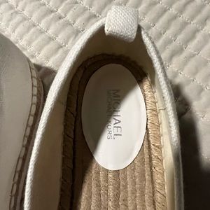 Michael Kors white espadrilles